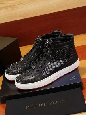 PhiliPP Plein High-Top Fashion Men Shoes--045